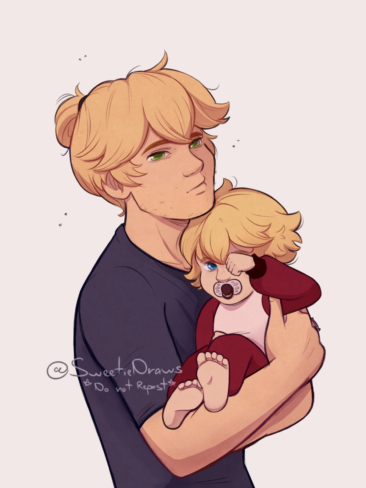 sweet-childhood-dreams:  Like father like son? Bonus: —*DO NOT REPOST*