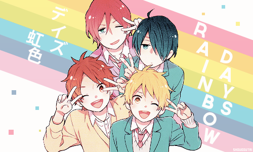 xakaashi - youkas asked - nijiiro days + 10 (free square)↳...