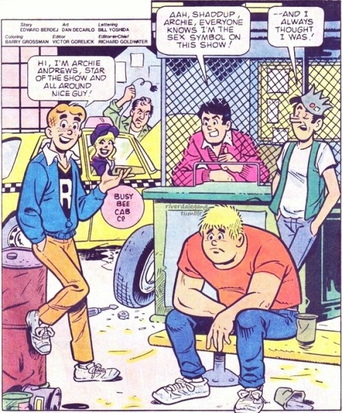 riverdalegang: From “Haxi” (Oct. 1983. Archie’s TV Laugh-Out, Issue #91)