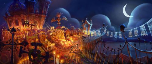 sakura-to-hana:  Book Of Life Scenery 