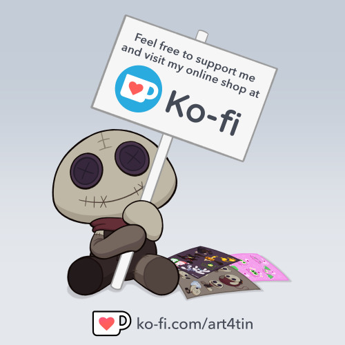 My Ko-Fi page and online shop is open. Feel free to visit and buy me a Ko-Fi if you like. I also hav