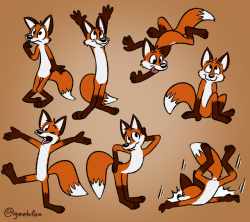 geekfox:Noodle fox doodle. =3