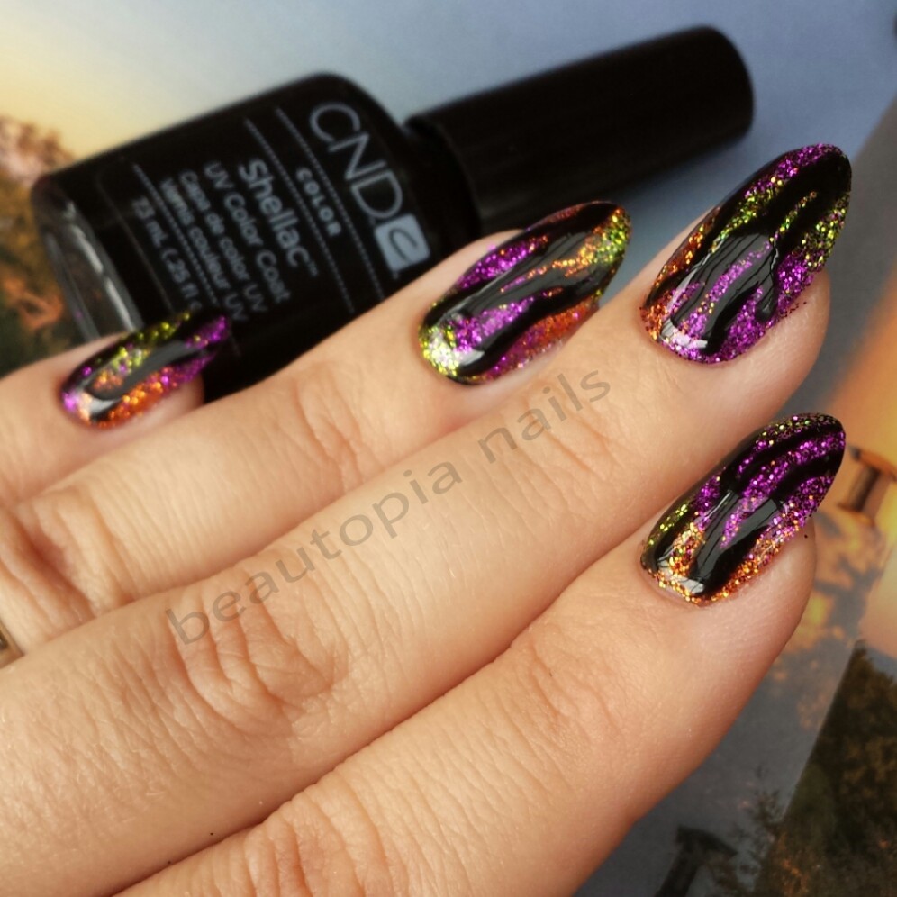 Beautopia Nails Halloween Glitter Shellac