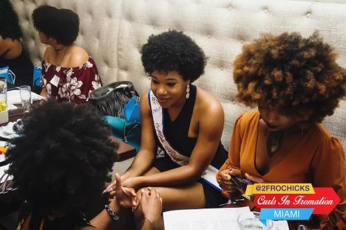 2 Fro Chicks & Miss Black Florida USACurls in FroMation “Miami” was a huge success! 