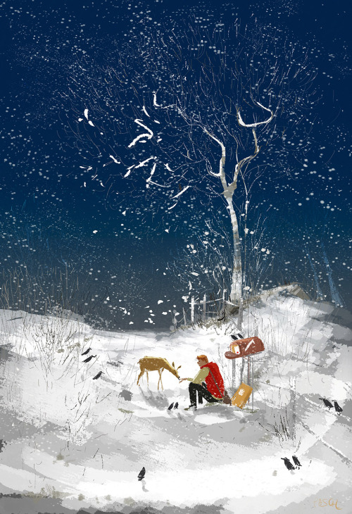 pascalcampion: Randomly.#pascalcampionI know it’s a winter piece and we’re in the thick 