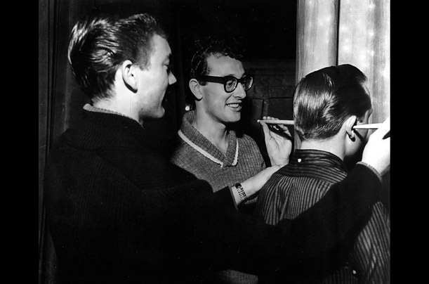 buddyhollystuff:  Photo: Philip Gotlop The Crickets — Jerry Allison (left) and