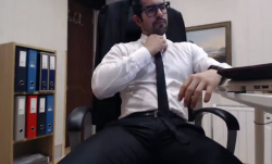 dominant-alpha10:  Straight executive caught jacking off on camera