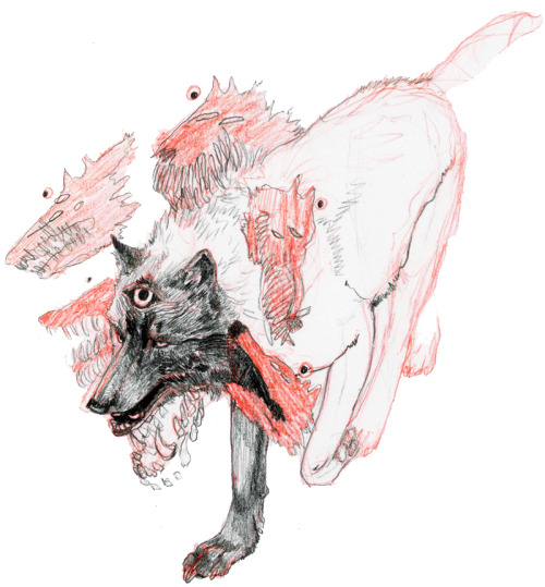twenty1-grams: red dog dogs pack by wylieblaison DeviantArt