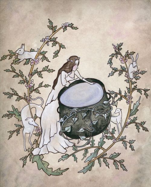 birdsofrhiannon:Cerridwen’s Cauldron by Guinevere von Sneeden