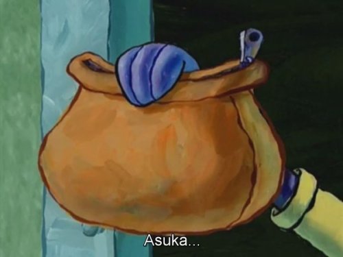 kumagawa:Spongebob with End of Evangelion subtitles is a wild ride