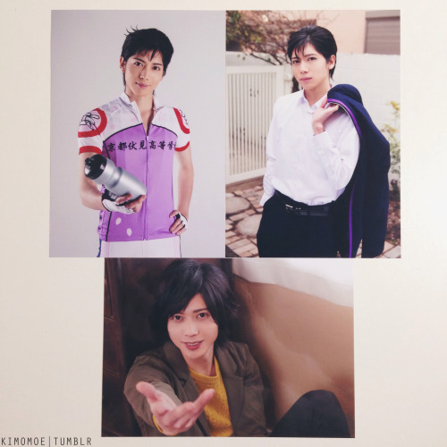 kimomoe:  MY PEDAL STAGE BROMIDES ARRIVED TODAY (;´༎ຶȂ༎ຶ`) and I had to collect all kyofushi… MITSU, SOMEYA, KENTO YOU ANGELS 