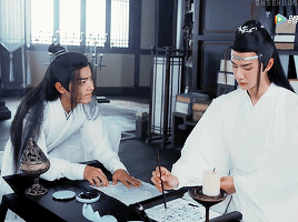 ohsehuns:The Untamed [behind the scene] | Annoyed Yibo