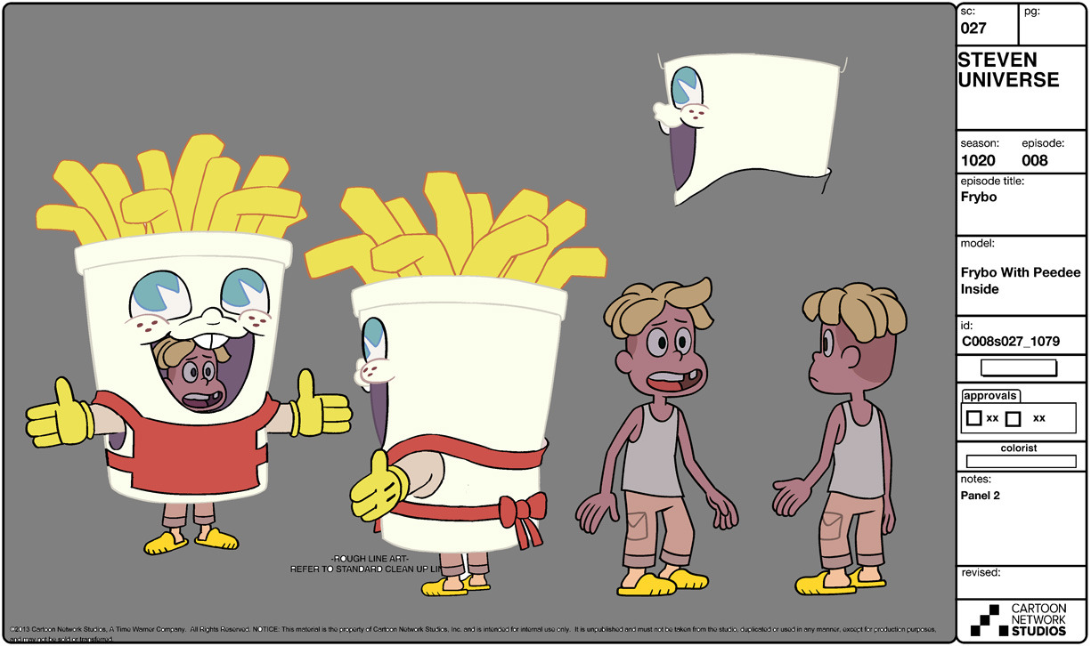 A selection of Character, Prop, and Effect designs from the Steven Universe episode: