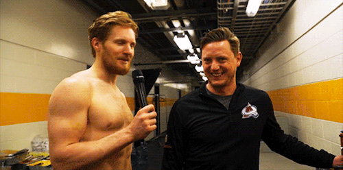 samgirard: Do you always do interviews without your shirt? I always do interviews without my shirt.