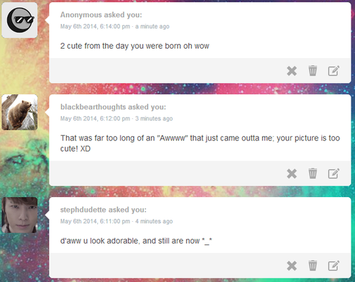   NAH YOU GUYS ARE CUTE