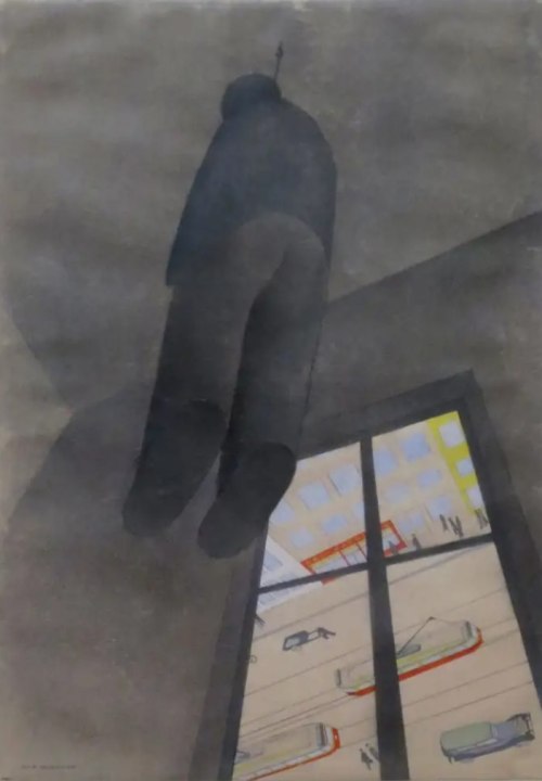 Oskar Nerlinger, The Last Exit, 1930Https://Painted-Face.com/