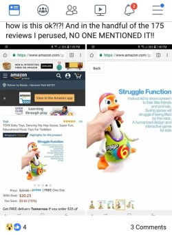 spiritworld: westfriend:    Watch a toy goose fucking beg for his life 