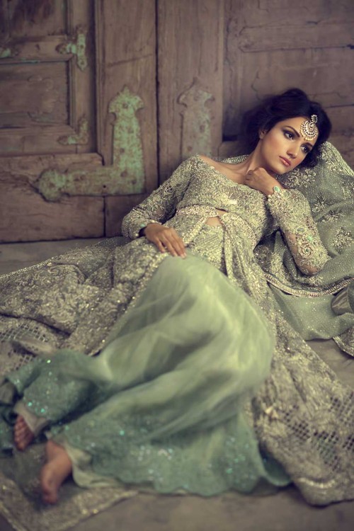 highfashionpakistan:  Pakistani model Meera Ansari posing for Elan Bridals. 