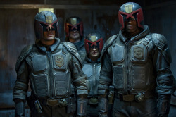 herochan:  Dredd (2012) Rated R - 1hr 35m In the future, catastrophic wars have transformed Earth into a barren wasteland with the remaining population crowded into megacities, where all-powerful cops - including the ultraviolent Judge Dredd - are on