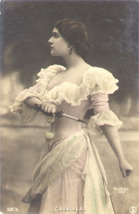 Lina Cavalieri by Reutlinger, 1900s