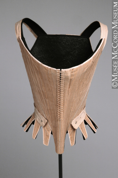 ephemeral-elegance:  Stays with Adjustable Straps, ca. 1785-90 via McCord Museum