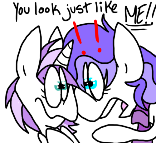 XD Um. Snowy? There’s a little thing called personal space…. >w< *giggles*