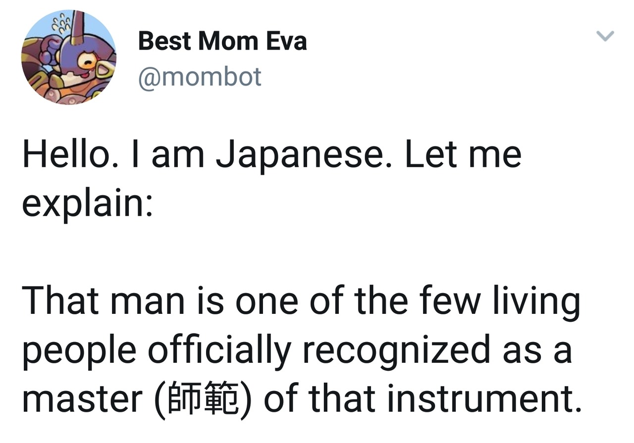 gearydigit:  1. Mombot isn’t Japanese (or a woman), he’s a white American dude