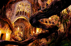 misselizabethbennets:  &ldquo;In a great hall with pillars hewn out of the living
