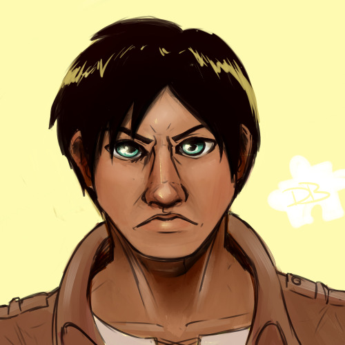 I wanted to Draw Eren in my style since I&rsquo;m in a bit of a pouting slump. That little dent thin