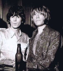 theswinginsixties:  The Rolling Stones: Keith Richards and Brian Jones