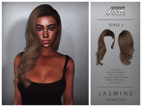 NEW HAIRSTYLES FOR SIMS 4 AT THESIMSRESOURCE!!!Hairstyles: Jasmine Hairstyle (Style 1) Jasmine Hairs