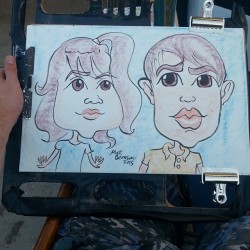 Yup, caricature at Dairy Delight! #mattbernson