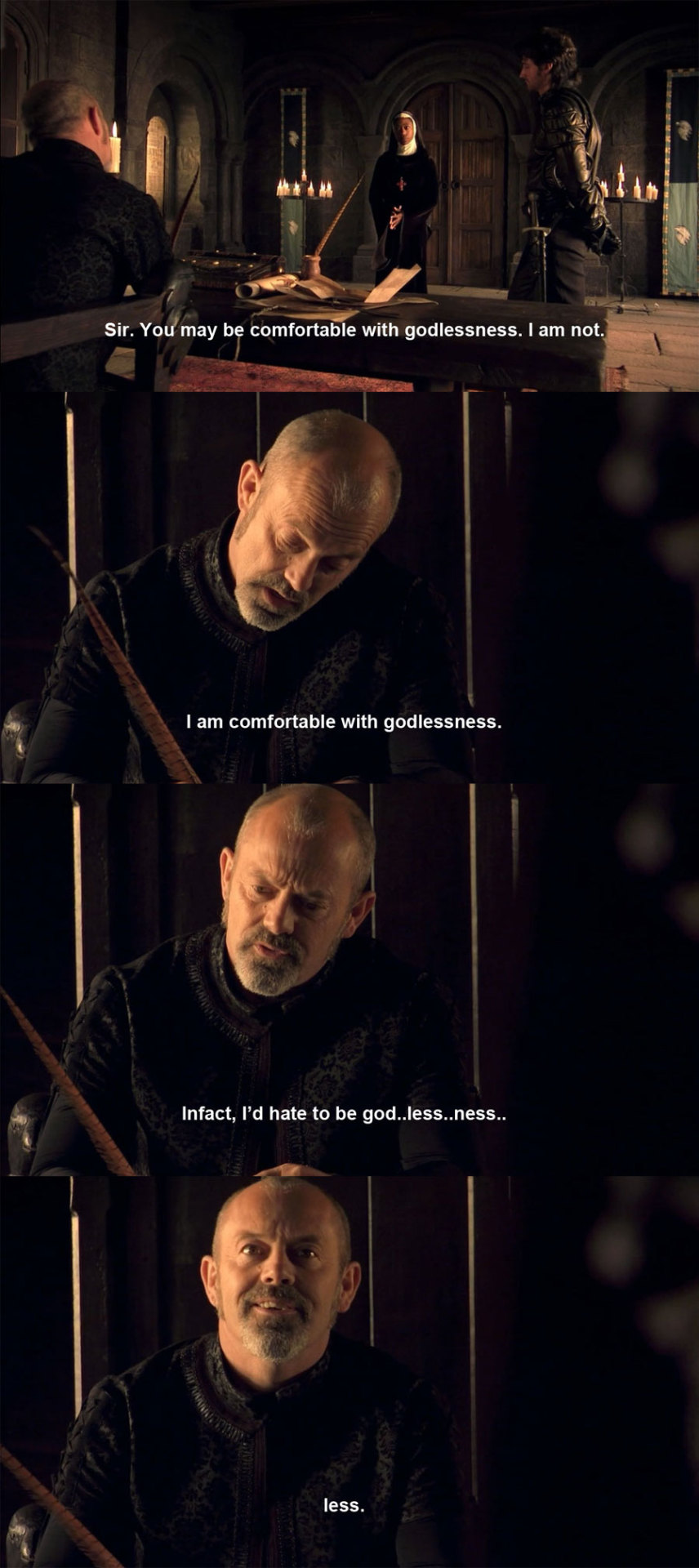 proud-atheist:  Godlessnessless (Robin Hood BBC)http://proud-atheist.tumblr.com