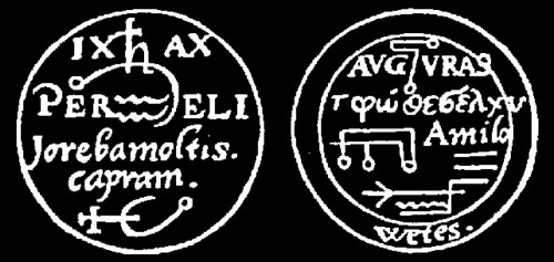 Sigil for Aquarius from Archidoxis Magicae by Paracelsus.