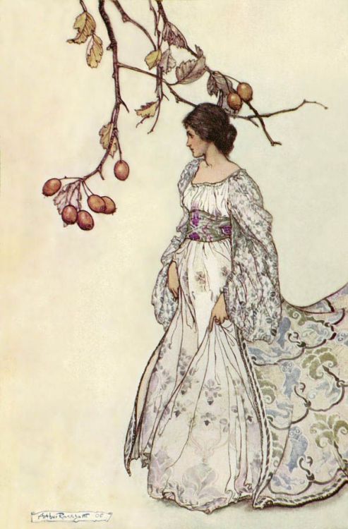 english-idylls:Looking Very Undancey Indeed, by Arthur Rackham (from Peter Pan in Kensington Gardens