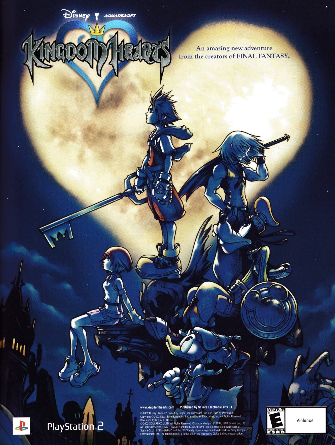 kreuzader:  vgprintads:  ‘Kingdom Hearts’ [PS2] [USA] [MAGAZINE, MULTI-PAGE/BANNERS]