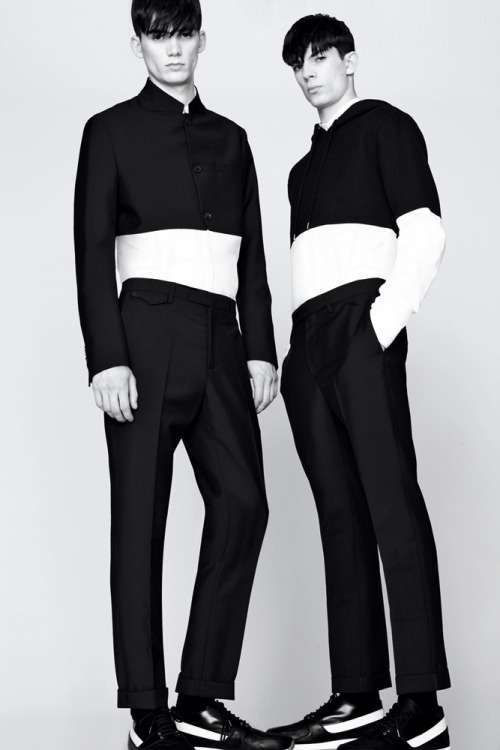 Porn Pics grabyourankles:  Models wear Kris van Assche