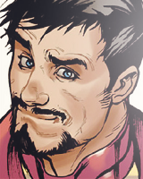 starkstower:  Just appreciating Tony Stark's face in Avengers Assemble #9  