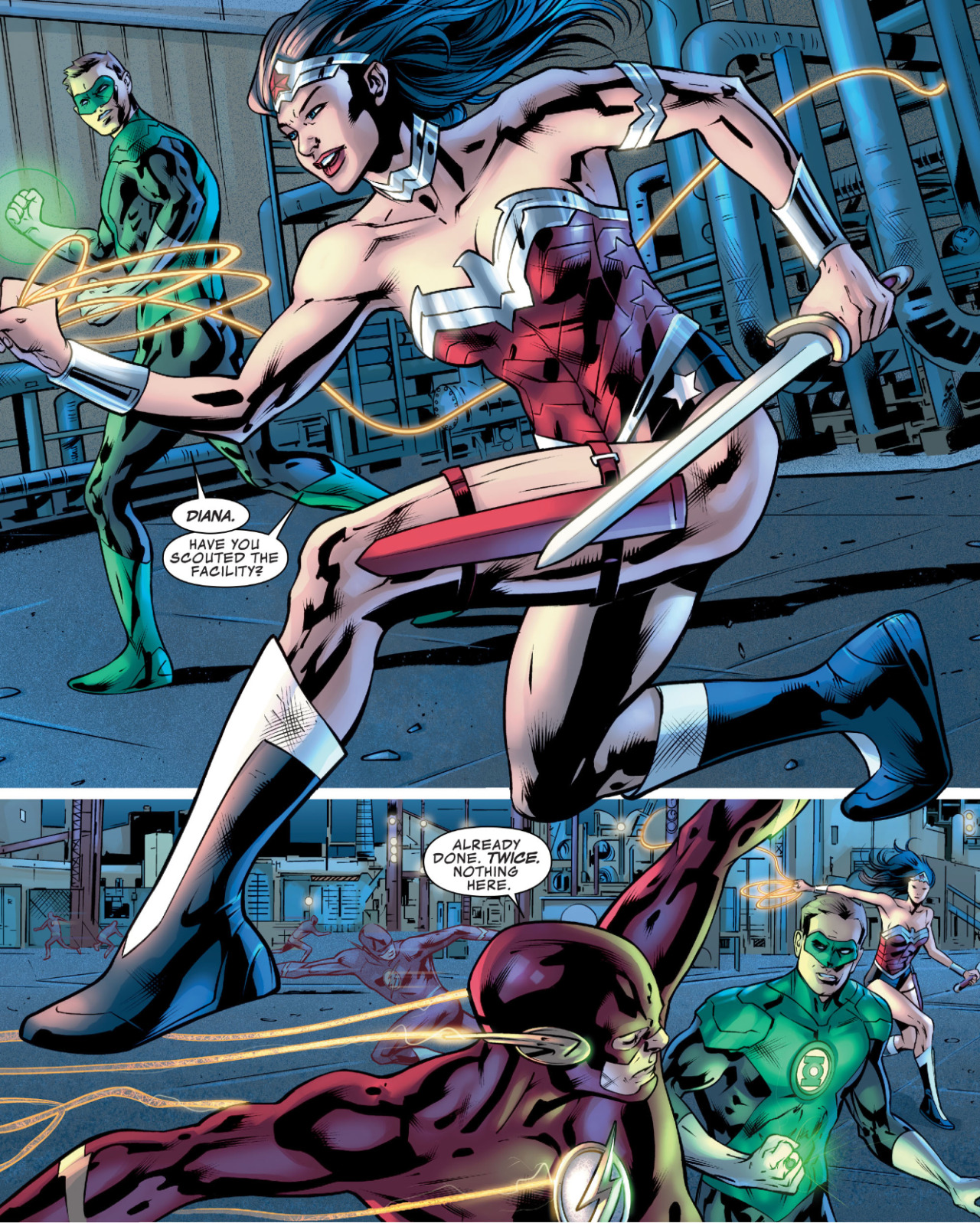 superheroes-or-whatever:  Justice League of America (2015-) #1 art by Bryan Hitch