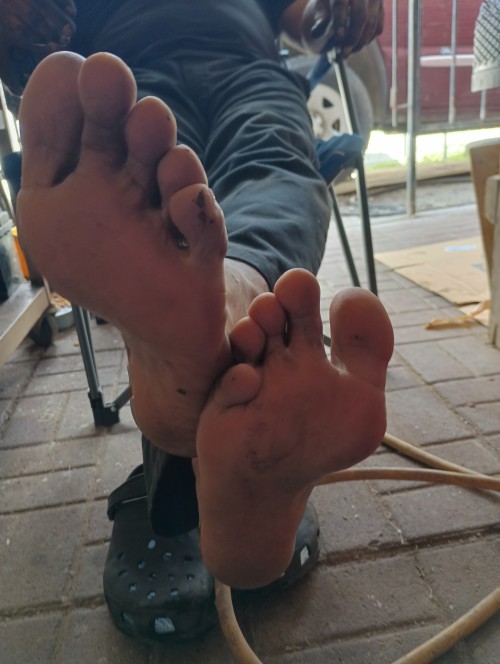 "Get To Licking Faggot, My Feet Won't Clean Themselves" He Spoke With A Booming Voice As His Shoes Slipped