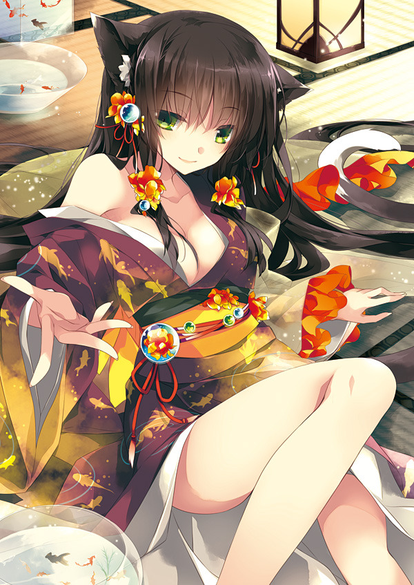 catgirlsdoingcatthings:  彩葉 | 水月 [pixiv] 