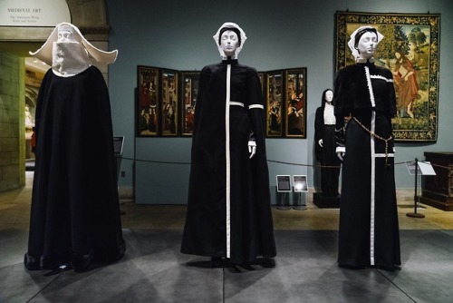 Thom Browne Fall 2011 and Fall 2014 on view at the“Heavenly Bodies: Fashion and the Catholic I