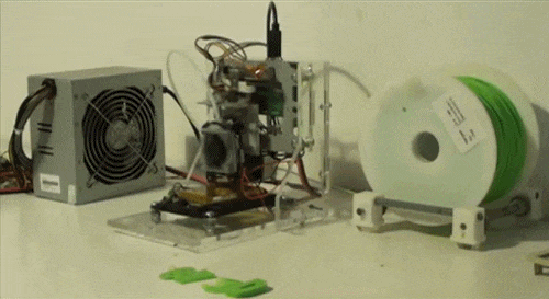 prostheticknowledge:  EWaste 60$ 3DPrinter Project by mikelllc is a desktop 3D printer made of parts recycled from disused technology - video embedded below:   This project describes the design of a very low budget 3D Printer that is mainly built out
