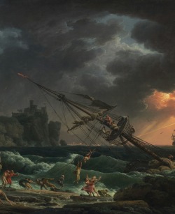 oldoils:  The Shipwreck | Claude Joseph Vernet