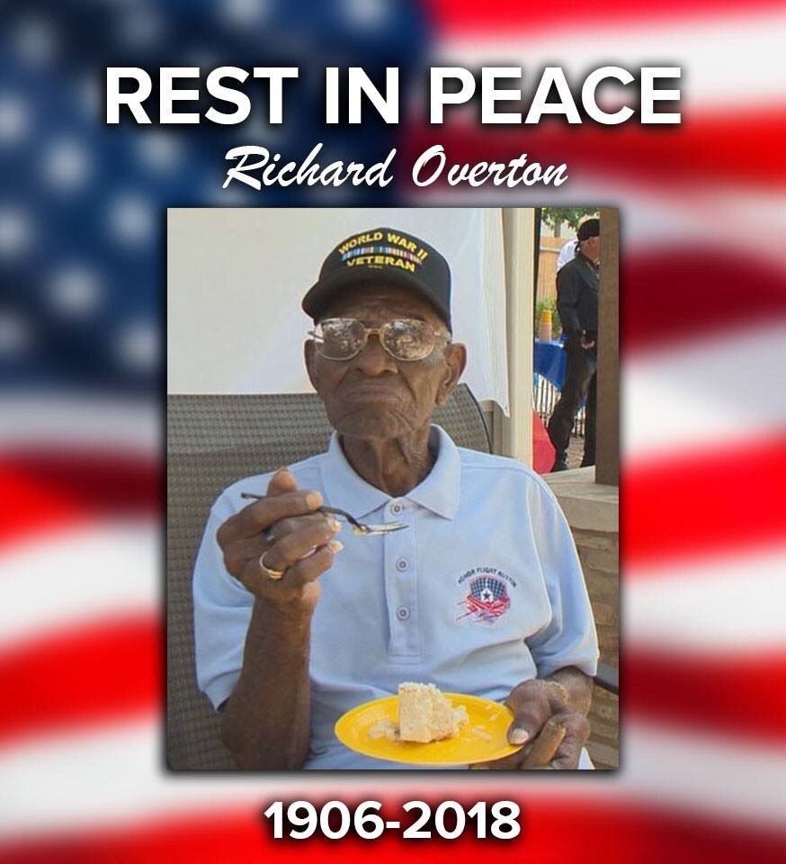 Nation's oldest living veteran Richard Overton dies in Austin at age 112