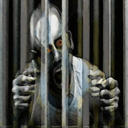 kneiphoportfolio:(FLASH WARNING)Trapped (2020 kneipho)  –30 Day Challenge: Horror (Day 12