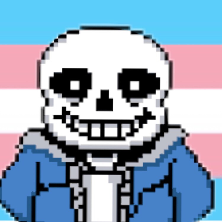 Its Canon I Swear Sans The Skeleton From Sans Undertale Is Trans And - sans the skeleton roblox