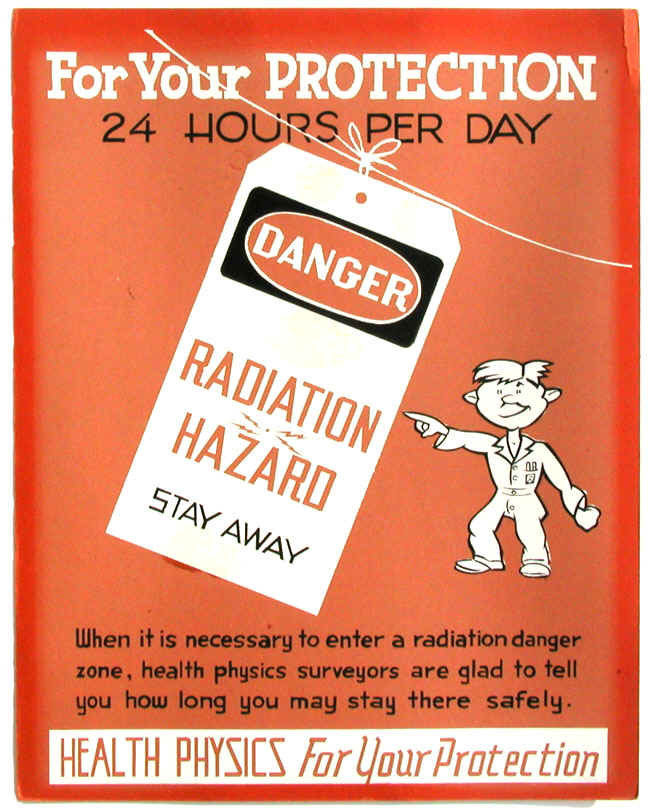 Vintage Health Physics safety posters from Oak... | David A. Scaduto ...