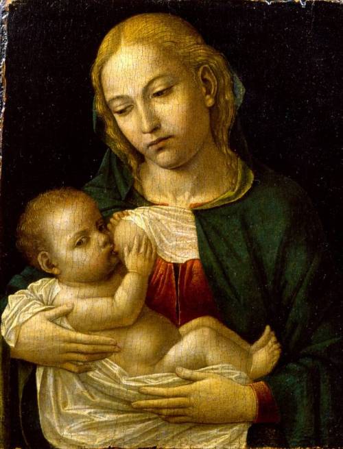 Virgen de la leche por el Bergognone, 1485.