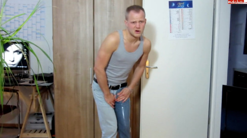 pissinghispants (my old tumblr): MyDirtyHobby : Simon4Fierce take a video request from me and holds his pee until he totally pisses in his snug, faded jeans. VERY, VERY hot video. Worth the price. I love his desperation and his face when he is done wettin